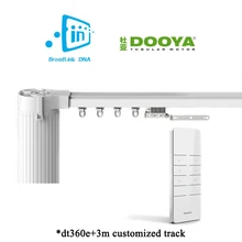 Ewelink Broadlink DNA Dooya WiFi занавес мотор+ 3 М настраиваемый Алюминиевый Электрический оконный Занавес Рельс IOS Android