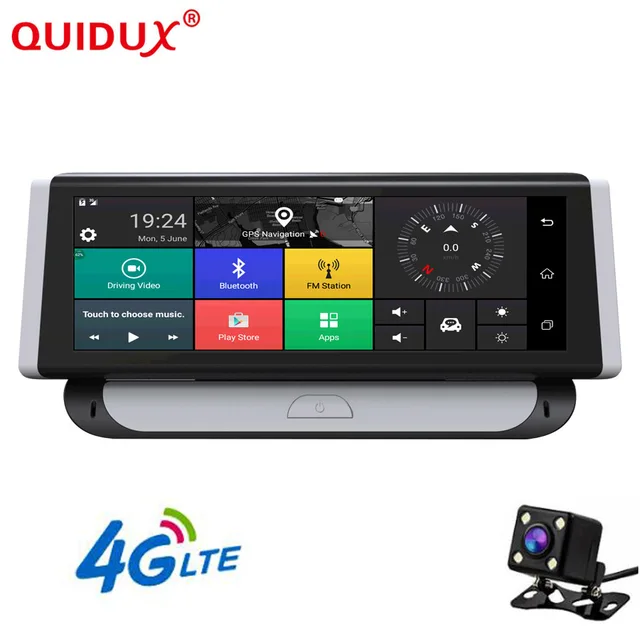 Cheap QUIDUX Car DVRs Camera 8 Inch 4G Android 5.1 Full HD 1080P Dual Lens GPS Navigator ADAS Dash Cam Auto Registrar Video Recorder Cheap QUIDUX Car DVRs Camera 8 Inch 4G Android 5.1 Full HD 1080P Dual Lens GPS Navigator ADAS Dash Cam Auto Registrar Video Recorder