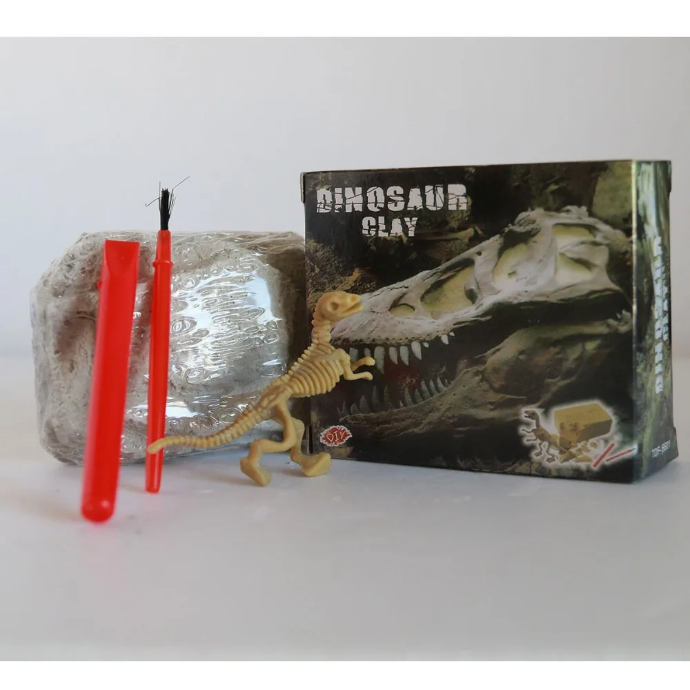 1 шт. обнаружить динозавр набор "раскопки" Археология нарыть окаменелый Скелет земляных работ игрушки для детей конечной динозавр науки Наборы