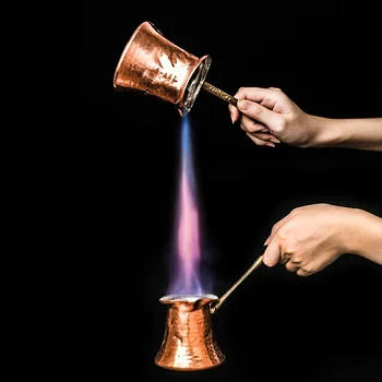 

1Pcs High Class Copper Cocktail Cup Flame Beer Mug Ice Handmade Thickened Handle Anti-scalding Multifunction 2019NEW Hot Quality