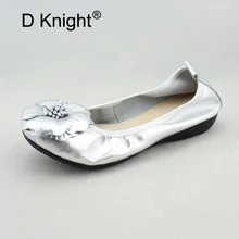 Лето-осень женские Модные Мокасины с цветочным принтом, обувь на плоской подошве с закругленным носком Винтаж однотонного цвета из натуральной кожи Женские туфли-лодочки туфли для девочек