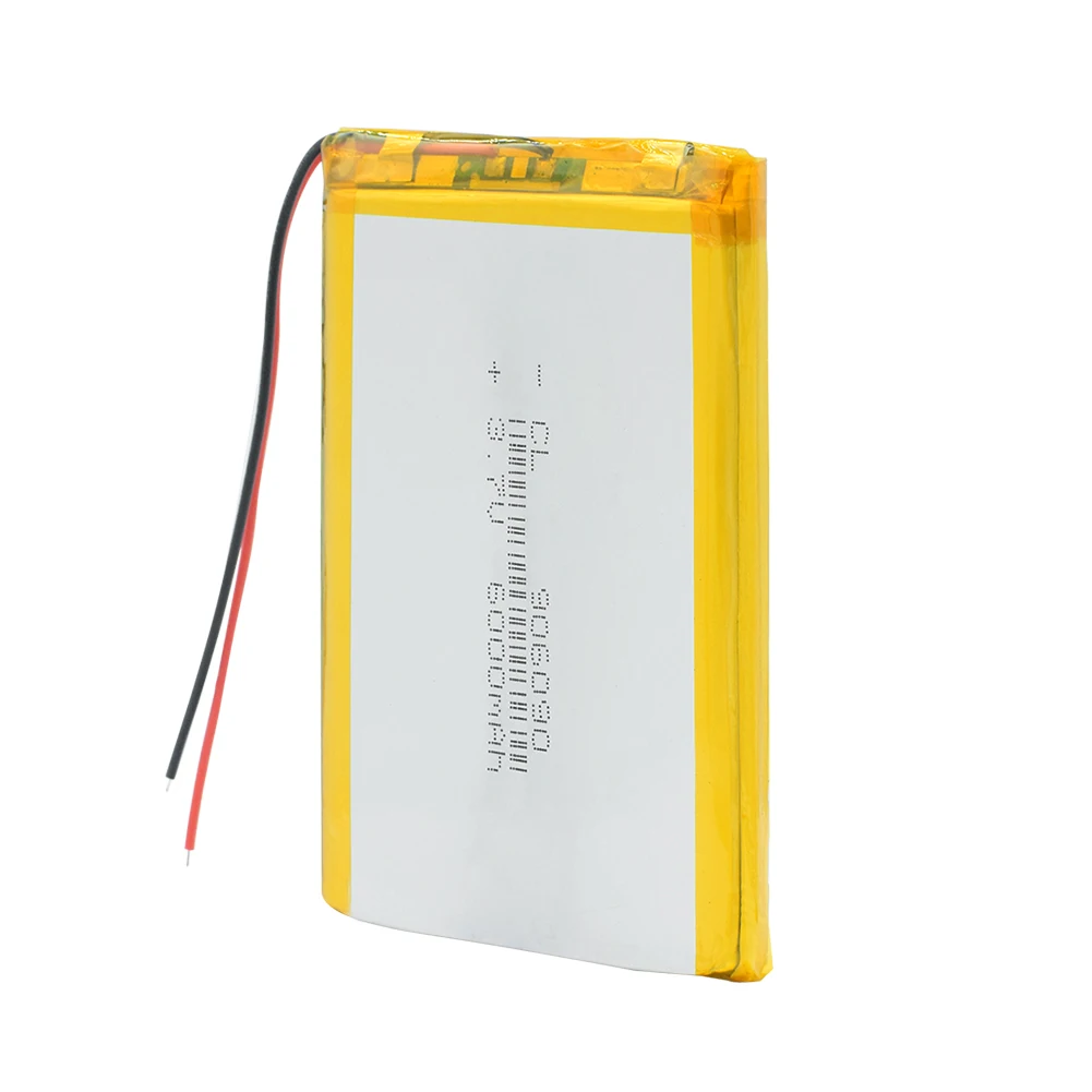 1/2/4 шт 3 7 V 8000mAh Li Po Перезаряжаемые Батарея 7566121 для планшетных ПК DVD MID gps планшеты