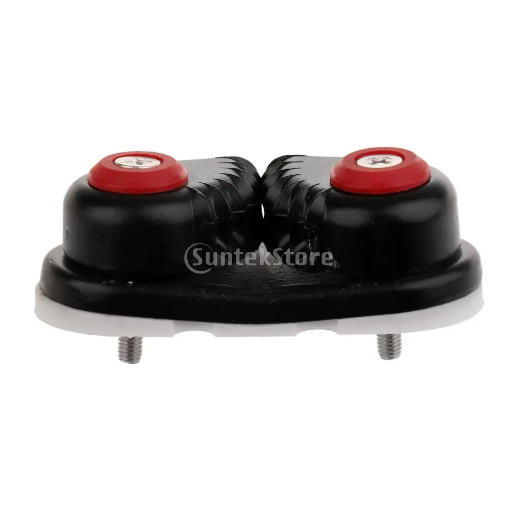 Black Boat Sailing Sailboat Ball Bearing Cam Cleat - ABS Plastic