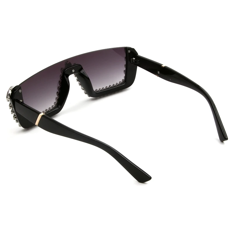 Квадратные роскошные солнцезащитные очки wo мужские брендовые дизайнерские женские солнцезащитные очки больших размеров с кристаллами мужские очки в большой оправе для женщин UV400