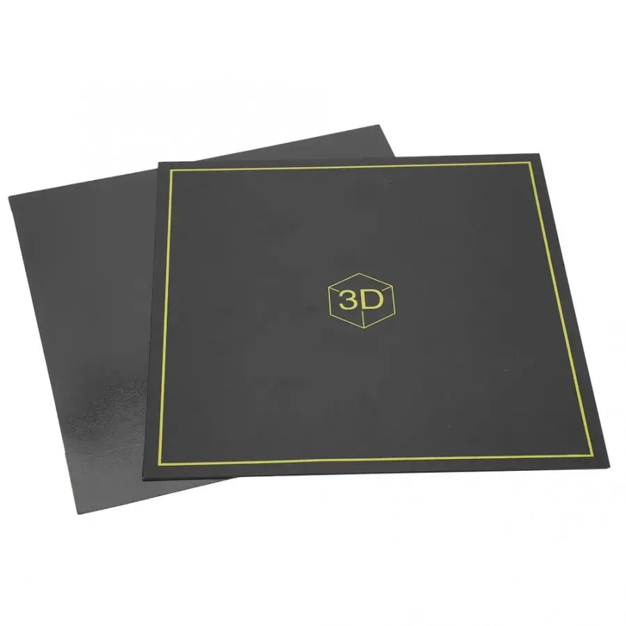 3d принтер 3d принтер аксессуары 220*220 мм 3 мм Горячая кровать стальная пластина серебро+ магнитная наклейка черная медь 3d принтер s Запчасти