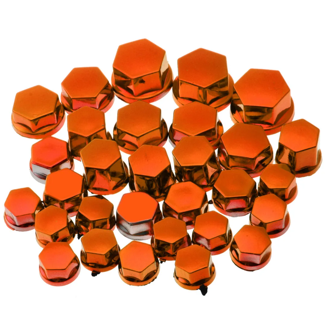 Dust Proof 30pcs/set Nut Bolt Cap Cover Protection Car Decoration Motorcycle Scooter Screw Accessories For Yamaha Kawasaki Honda
