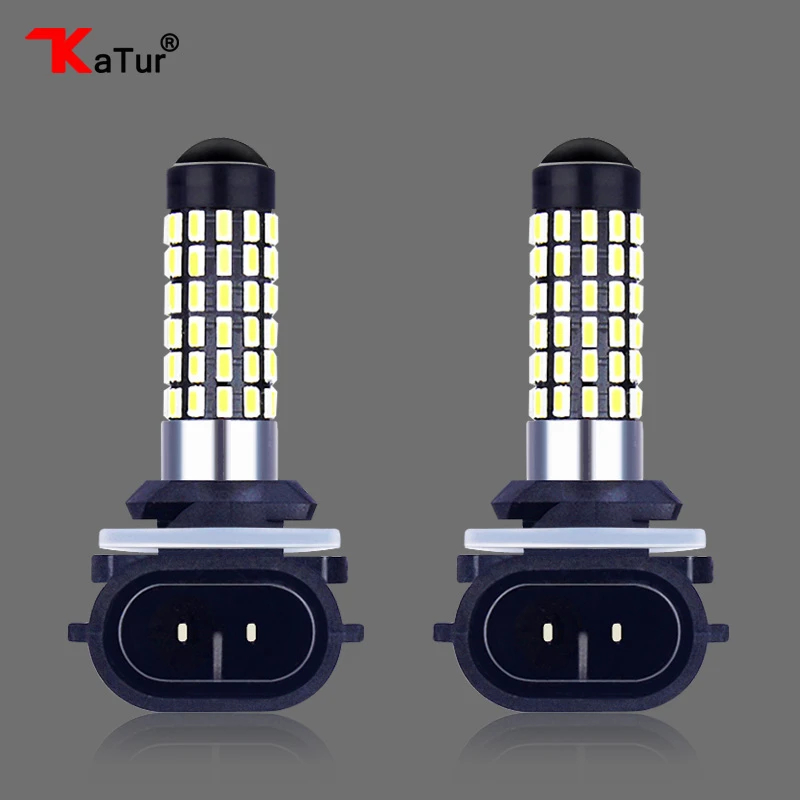 2 шт. Автомобильные светодиодные лампы H27 H27W/2 881 6000 К|Передние LED-фары для авто| |