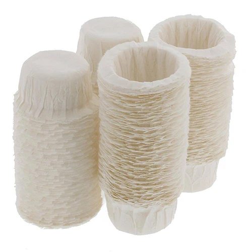 Best Offers 100pcs Home Kitchen Disposable Paper Filters Cups Replacement Coffee Filters