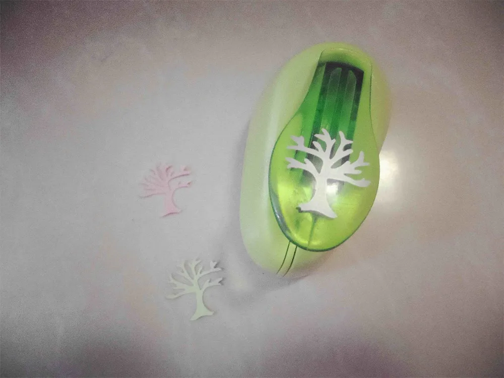 

free ship 1''(2.5cm) tree shape eva foam punch child diy craft punch scrapbook paper cutter scrapbooking punches Embosser