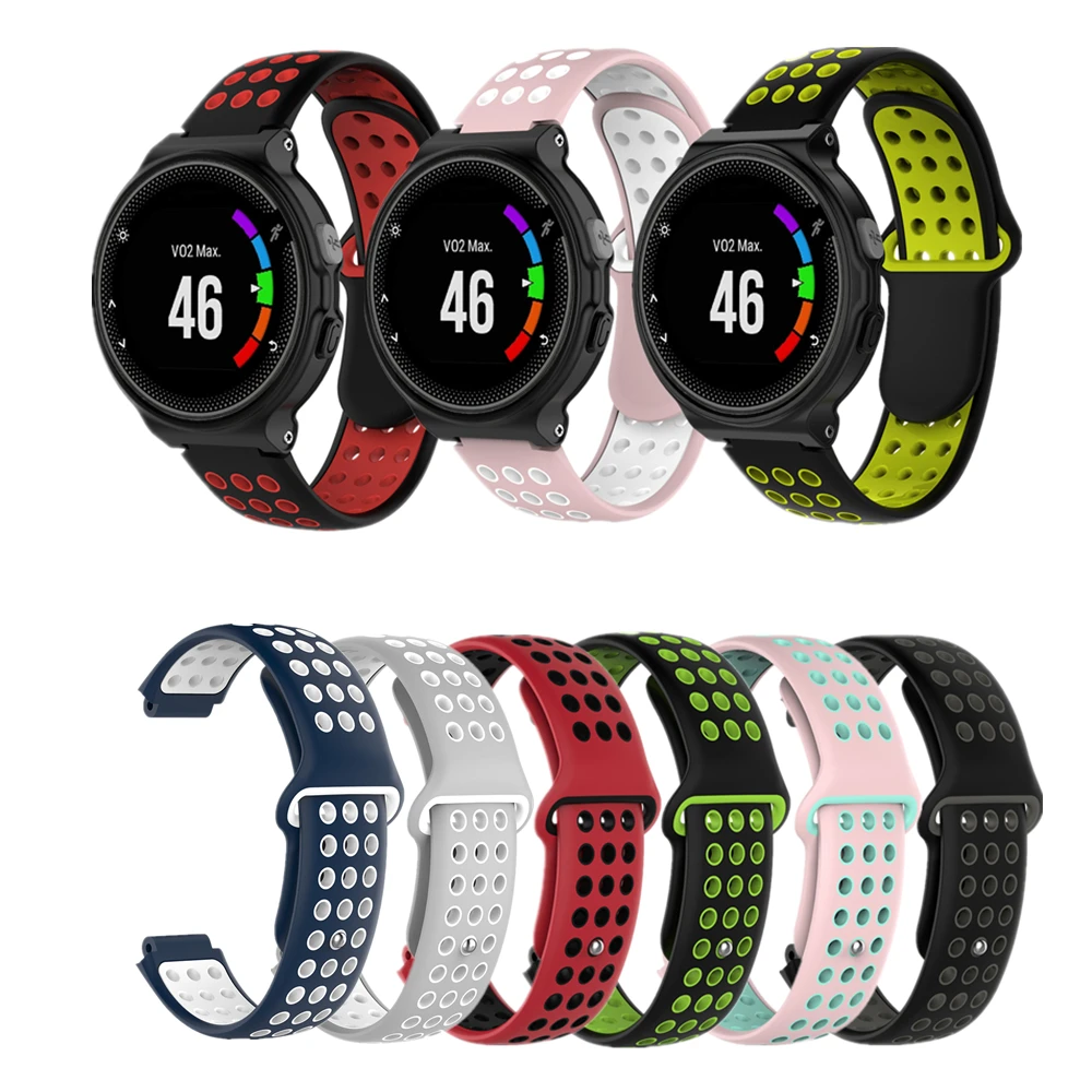 Силиконовый ремешок для наручных часов Garmin Forerunner 220 230 235 630 620 735 подход S20 S6 S5 GPS