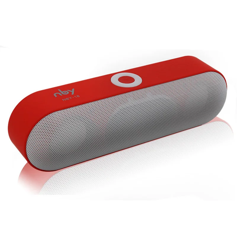 Новый NBY 18 Мини Bluetooth Динамик Портативный Беспроводной 360 стереофоническим звуком