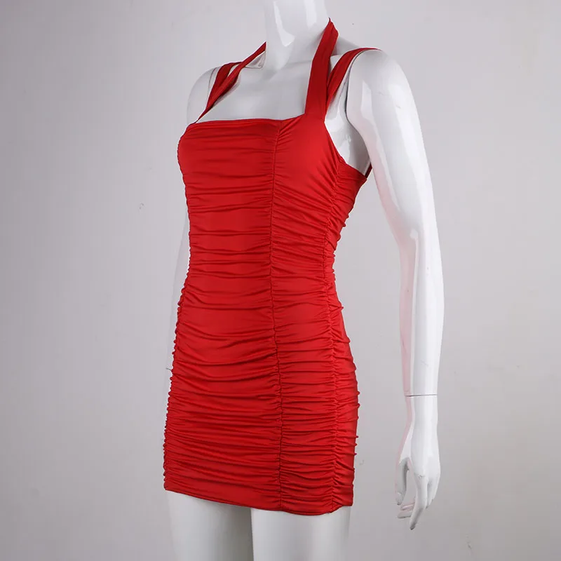 halter bandage dress170112