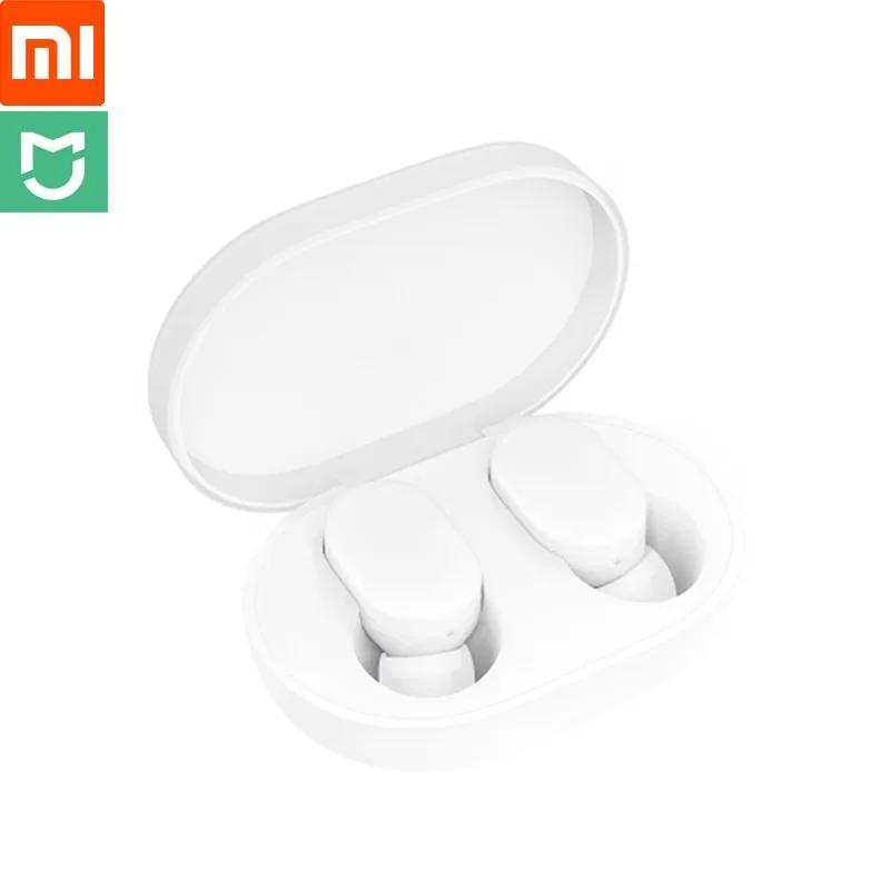  Xiaom MIjia TWS AirDots bluetooth наушники Молодежная версия стерео Бас BT 5,0 с микрофоном Handsfree AI управление 