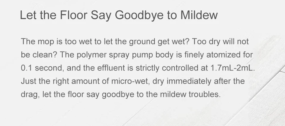 Xiaomi Deerma подметальная машина для распыления воды Mijia очиститель пола из углеродного волокна швабры для пыли 360 Вращающийся стержень 350 мл резервуар для восковой швабры