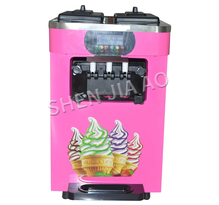 110 V/220 В трех вариантах 18L-22L/ч коммерческих агрегат для производства мягкого мороженого машина сладкие конфеты мороженое сделать мороженое Maker1PC