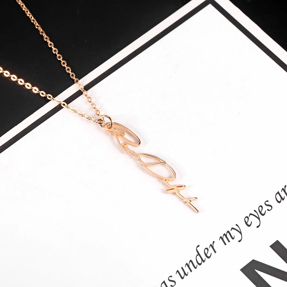L11 Custom Names Necklace Signature Personalized Necklace Women Necklace & Pendant 925 Silver Customized Jewelry Birthday Gift  (2)