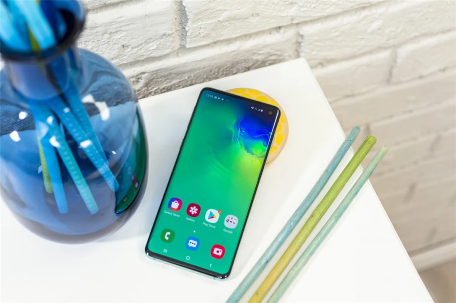 Samsung Galaxy S10 G9730 Dual Sim открыл мобильный телефон Snapdragon 855 Octa Core 6," 16MP и 12MP 8 GB Оперативная память 128 GB Встроенная память NFC