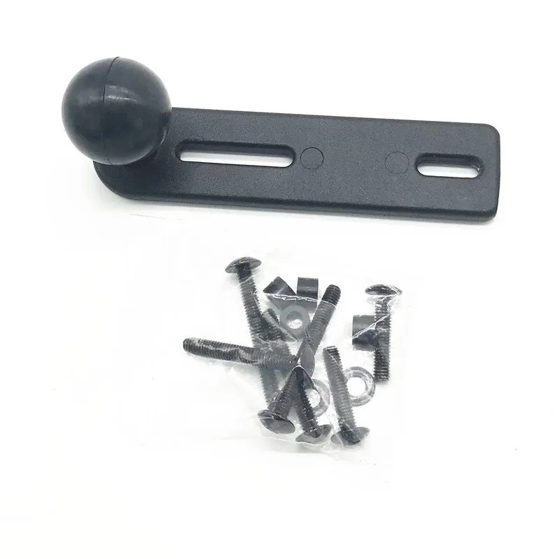  Motorcycle handlebar pump mount with 1 inch ball compatible for ram mounts for gopro action cameras