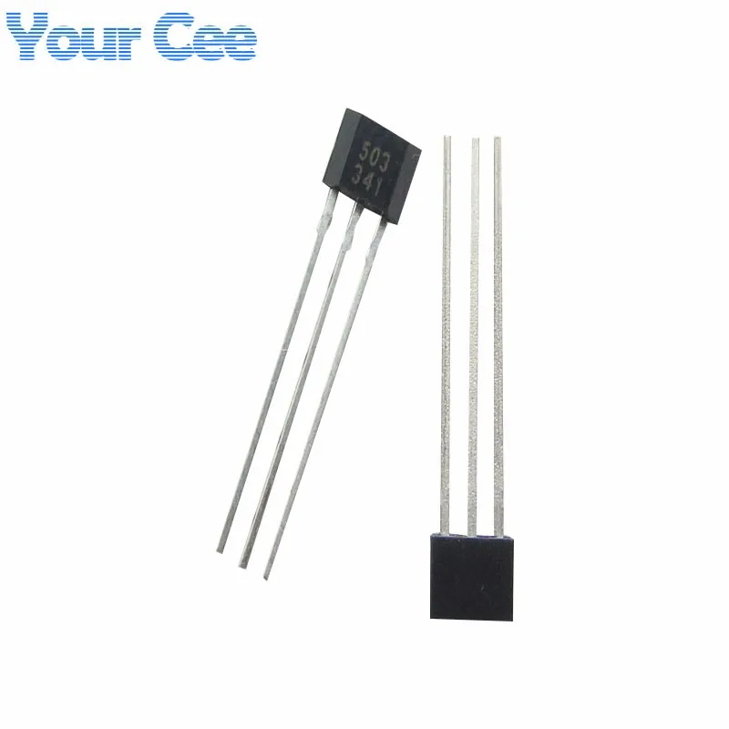 10Pcs Reliable Stable Small 3503 TO-92 Casing Linear Hall Effect Sensor V!V! 