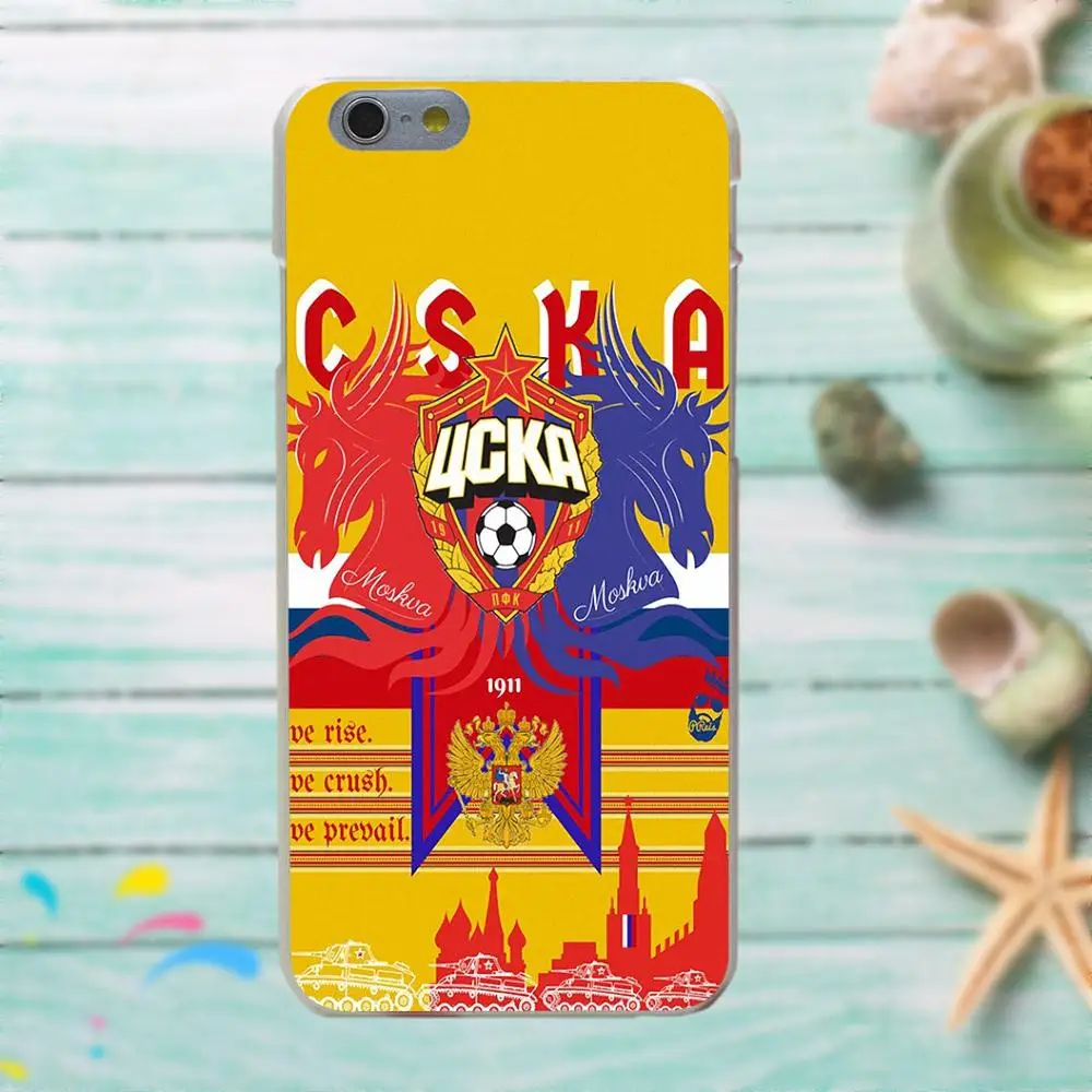 Флаг России эмблема Futbol ЦСКА Моску для Xiaomi Redmi 5 4 4A 3 3S Pro Mi4 Mi4i Mi4C Mi5 Mi5S Mi Max Note 2