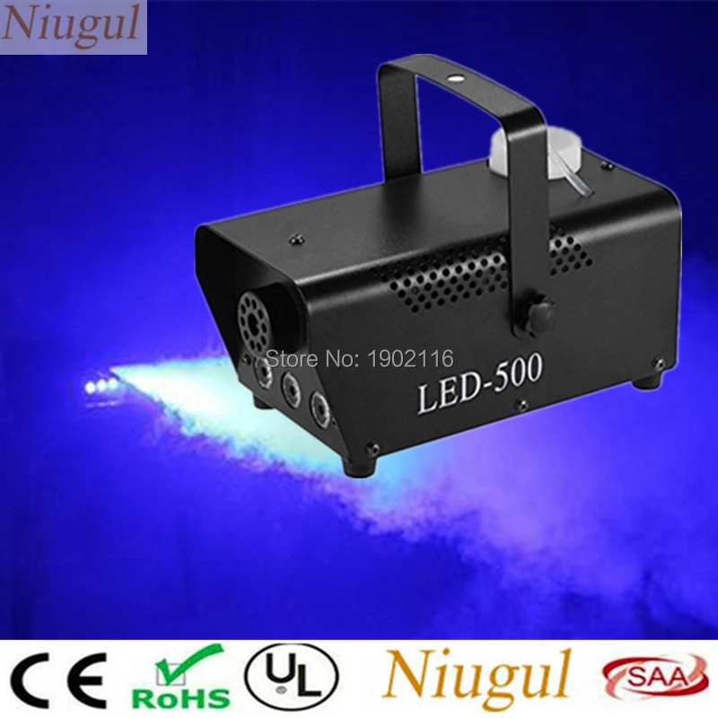 

Blue Color Wireless Remote Control 500W LED Smoke Machine/Fog Machine With LED lights/LED Fogger/Professional Stage DJ Equipment