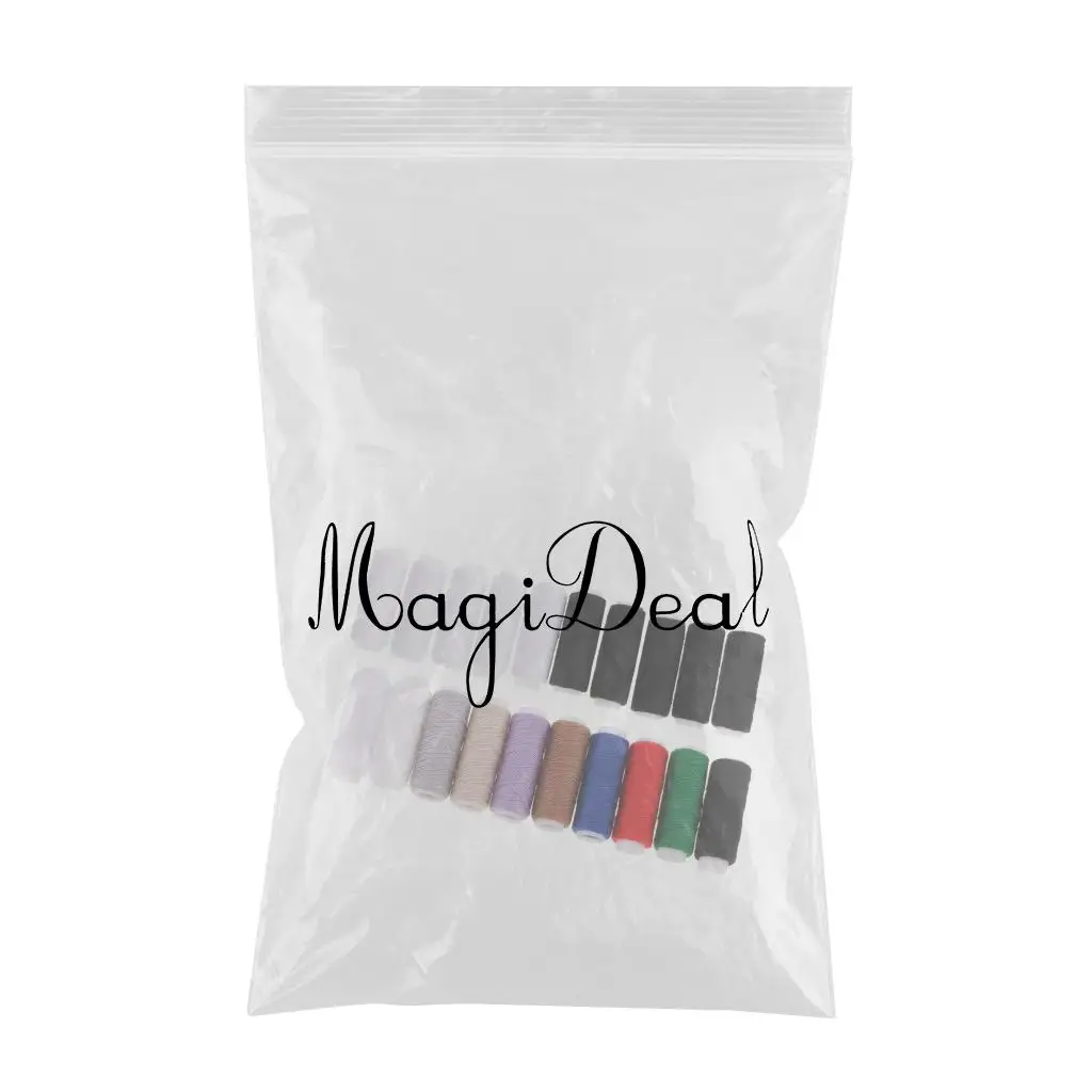 20Pcs Polyester Sewing Thread Spools for Jeans Leather Sewing Repair Needlecrafts