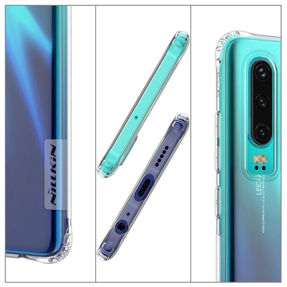 Для huawei P30 чехол 6,1 ''Nillkin натуральный прозрачный мягкий кремний TPU Защитный чехол для huawei P30 Pro Чехол 6,2''