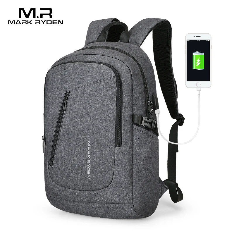 Мужской многофункциональный рюкзак Mark Ryden с выходом USB для зарядки подходит