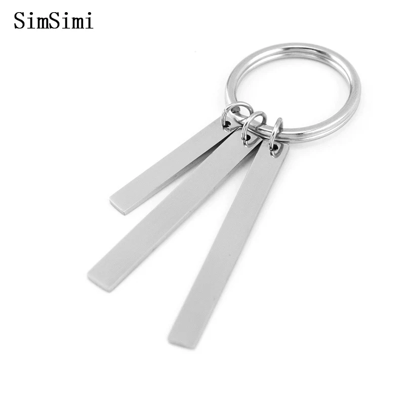 

Stainless Steel Blank Charm for Personalized Printing Connection Metal Key Ring Key Chain Key Fob Accessories Key holder