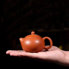 110 мл настоящий Исин фиолетовый глиняный чайный горшок все ручной работы сырой руды здоровья Чжу грязи Xishi горшок ча хай черный чай Tieguanyin Чайник