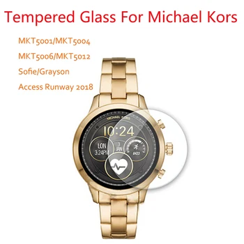 

3Pcs/Lot Tempered Glass Screen Protector For Sofie/Grayson/Access Runway 2018 for Michael Kors MKT5001 MKT5004 MKT5006 MKT5012
