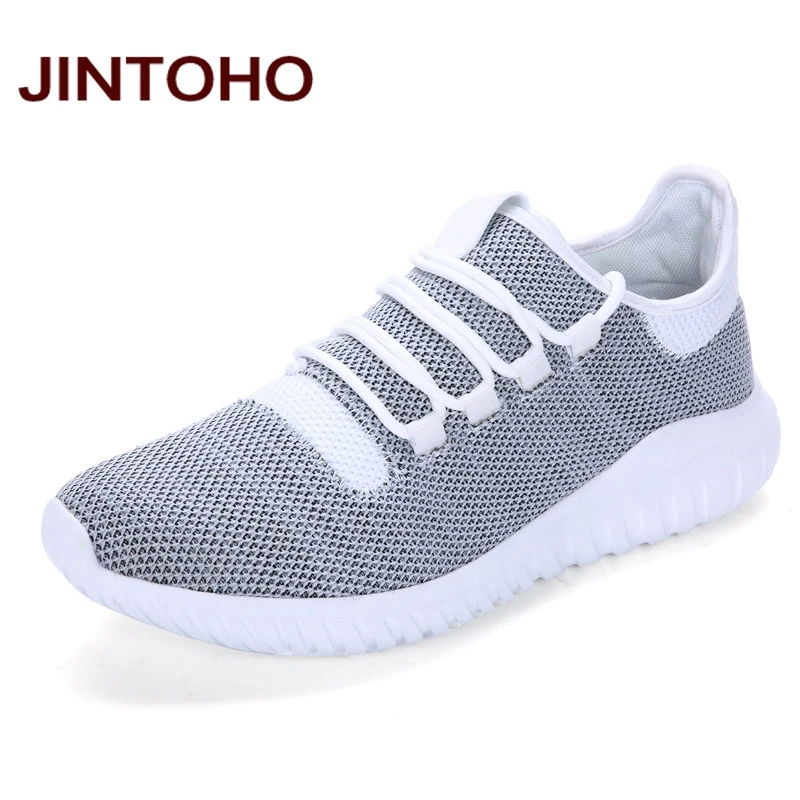 JINTOHO Valentine/летние кроссовки; дешевая спортивная обувь для бега; уличные мужские кроссовки; женская обувь для тенниса; мужские кроссовки - Цвет: bai hui
