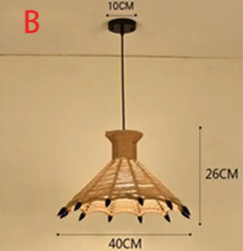 Промышленный Ретро подвесной светильник s для ресторана бара кафе магазина подвесной светильник тканая пеньковая веревка алмазная подвеска в форме клеток лампа - Цвет корпуса: B