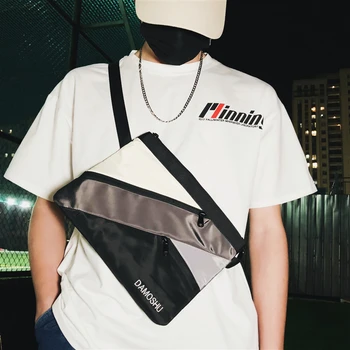 

satchel leisure students Korean wave the single shoulder bag men's Fashion Brand men's Japanese sports canvas messenger bag