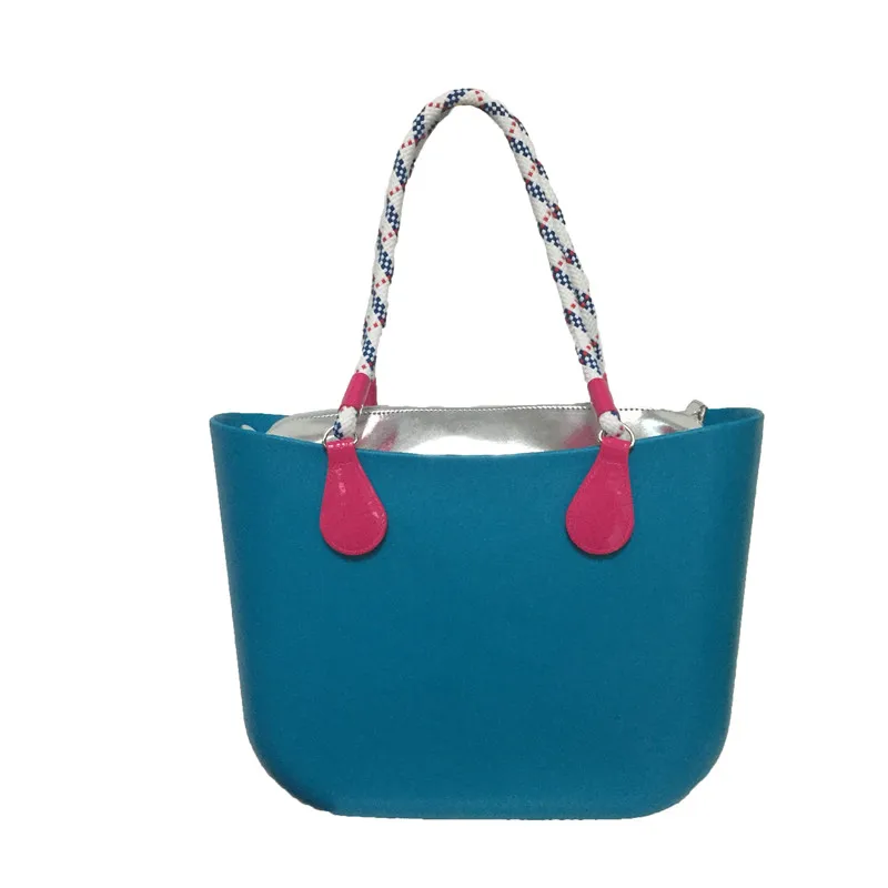 Классическая женская сумка, O Bag, стильные ручки, силиконовая прорезиненная водонепроницаемая пляжная женская сумка, женская baobao ЭВА, водонепроницаемая, через плечо, O Bag - Цвет: 3