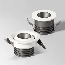 10 шт./лот, мини 3 Вт потолочный Точечный светильник, 110 В, 220 В, COB светодиодный светильник для мытья стен, домашний выставочный зал, небольшой встраиваемый светильник, лампы с отверстием 35 мм