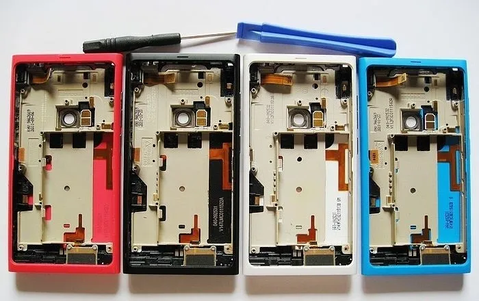 Nuevo Caso Completo de Vivienda Cubierta Para Nokia N9 Cubierta Trasera Puerta de la Batería + Tarjeta Sim Bandeja + USB Libre de La Puerta gratis