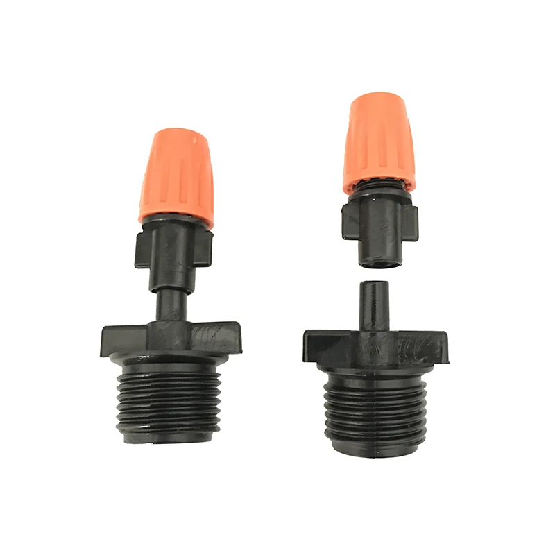 

10 Pcs Garden Irrigation Mist Nozzle Spray Adjustable System Single Spray Nozzle Connect to 1/2 "Connector Garden Tools IT110
