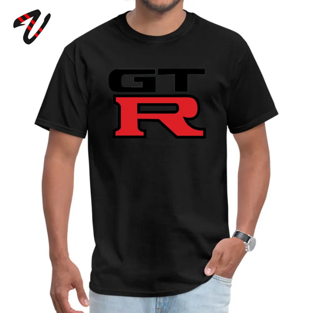 2019 New Mens T-Shirt O-Neck Short Sleeve 100% Cotton Nissan GTR T Shirt Family Top T-shirts Free Shipping Nissan GTR 4248 black
