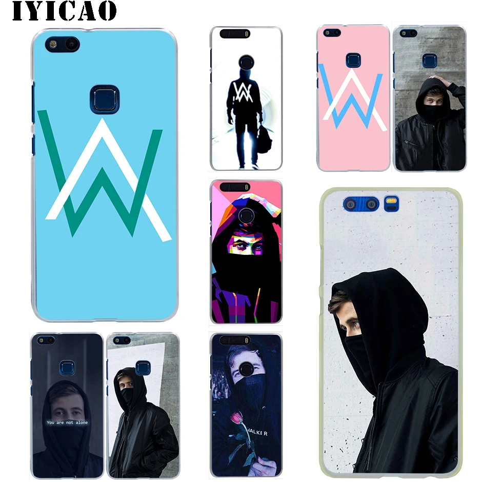 Жесткий чехол IYICAO Alan Walker для Huawei Honor 6A 6C 7A 7C 7X8 8X9 10 20 9X Lite Pro Play Note View 20|Чехлы-накладки|