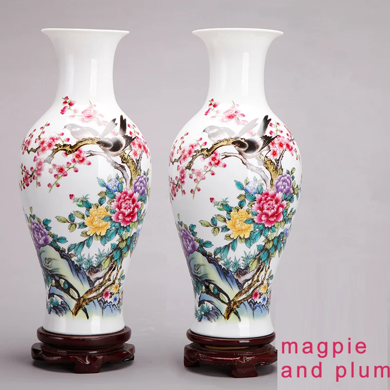 Керамика Jingdezhen обожженная в печи кристаллическая глазурованная ваза белая глина