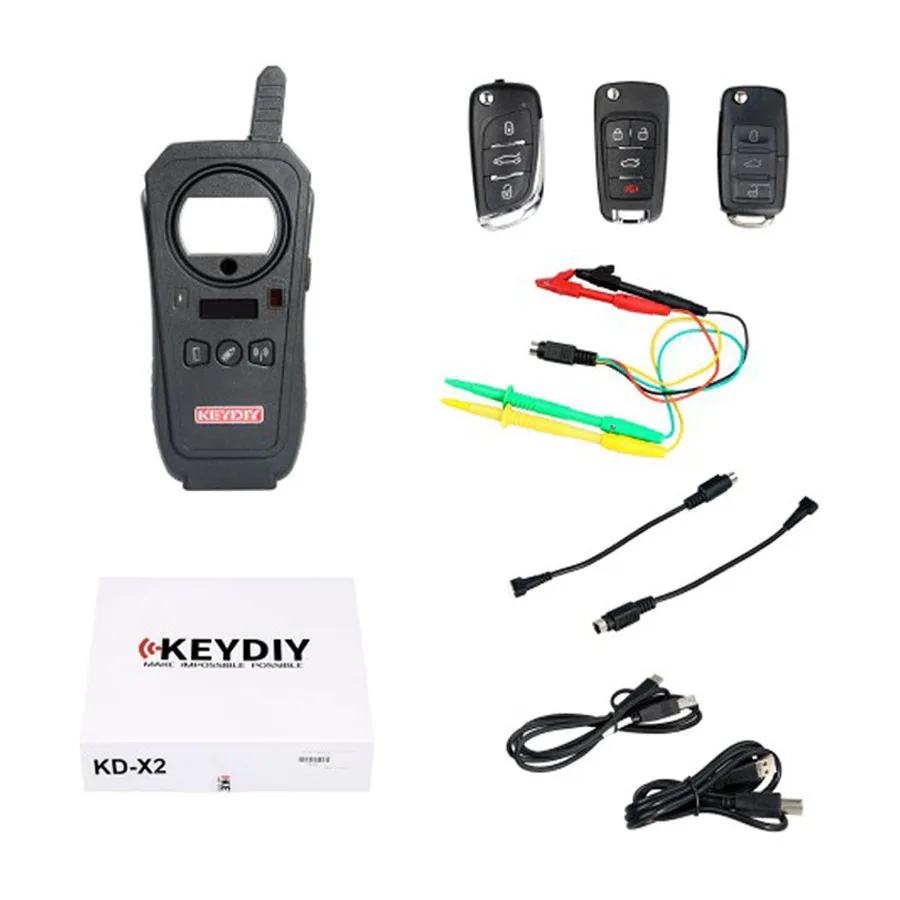 

Remote Maker KEYDIY KD-X2 Unlocker and Generator-Transponder Cloning Device with 96bit 48 Transponder Copy Function No Tokens