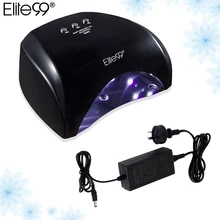Elite99 US AU 36 Вт Светодиодный светильник для ногтей Классический черный цвет маникюрные инструменты для ногтей профессиональная Сушилка для ногтей Гель-лак