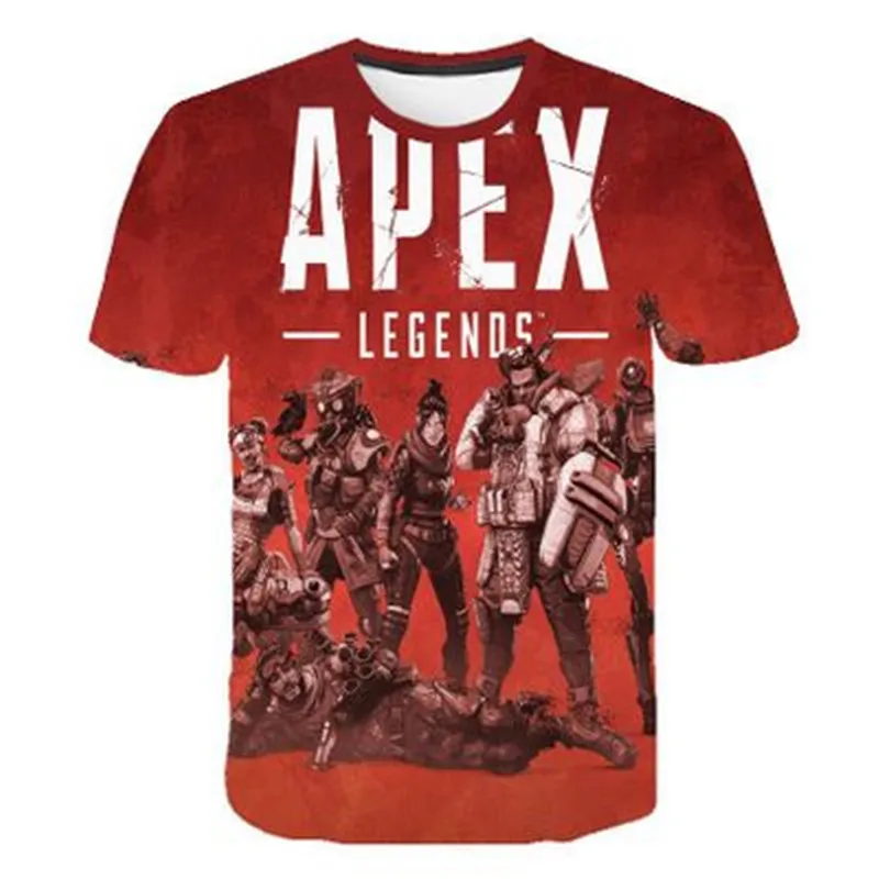 Летняя новая 3D футболка Apex Legends Горячая игра с коротким рукавом Мужская/Женская Повседневная футболка свитшоты S-6XL футболка - Цвет: TS1310