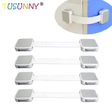TUSUNNY, детская защита, 1 шт./3 шт., горячая распродажа, Детские Безопасные дверные замки, замки для шкафов, многофункциональные защелки, замок для безопасности детей