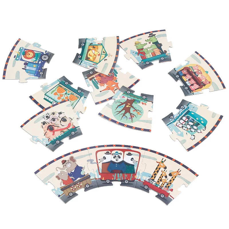 Educational Children's Toys Digital Geometric Paper Clock Toys Multi-functional Color Jigsaw Education Toy Children's Gift Educational Children's Toys Digital Geometric Paper Clock Toys Multi-functional Color Jigsaw Education Toy Children's Gift