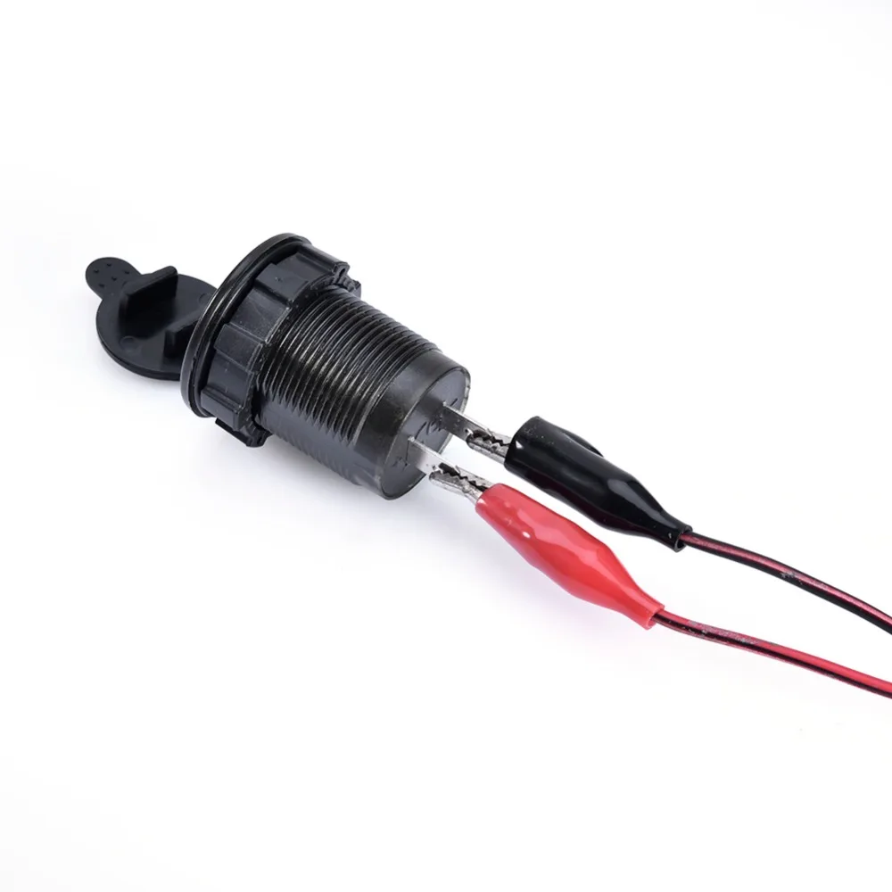 Автомобильное зарядное устройство с двумя USB портами 12 В 24 розетка для
