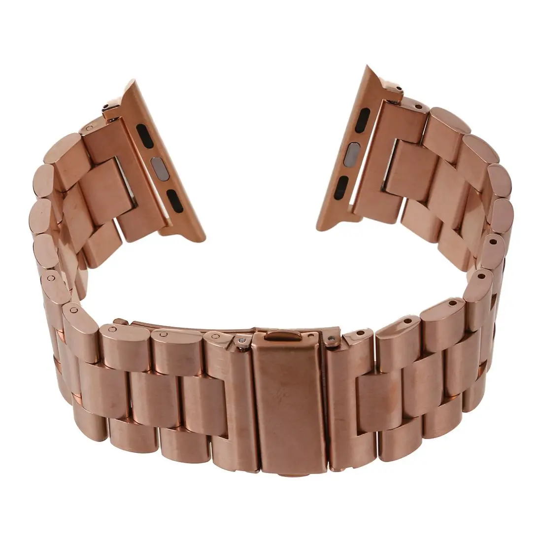 

Stainless Steel Metal Strap Band 3 Ball Link Bracelet for Apple Watch iWatch 42mm(Rose Gold)
