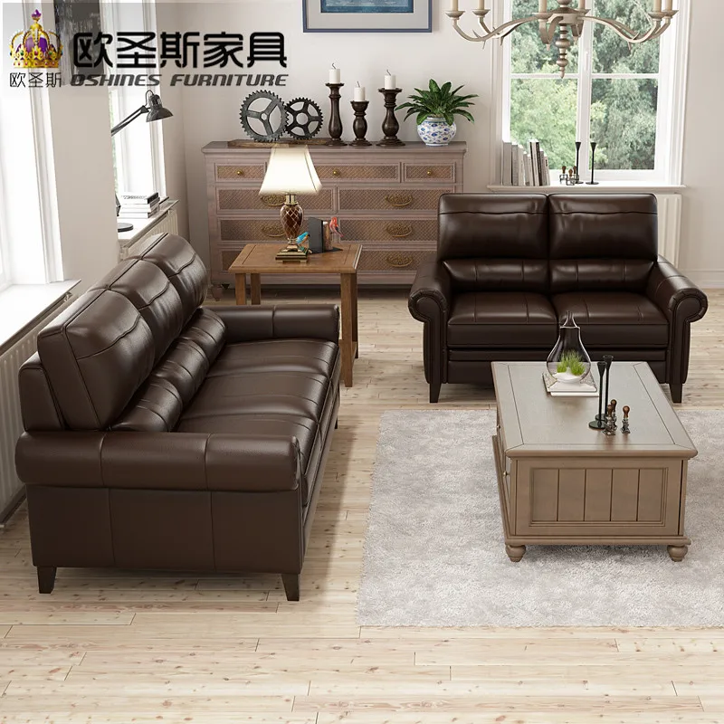 Chocolate Chesterfield Sofa American Style Italian Top Grain Chocolate Chesterfield Sofa American Style Italian Top Grain Leather Factory Direct Furniture Prices F69a In Living Room Sofas From
