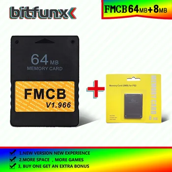 

Bitfunx Free McBoot Memory Card （FMCB）64MB v 1.966 （new version &new function）+8/16/32/128/MB memory card pack